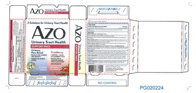 AZO Urinary Pain Relief Label - AZO Urinary Pain Relief Label
